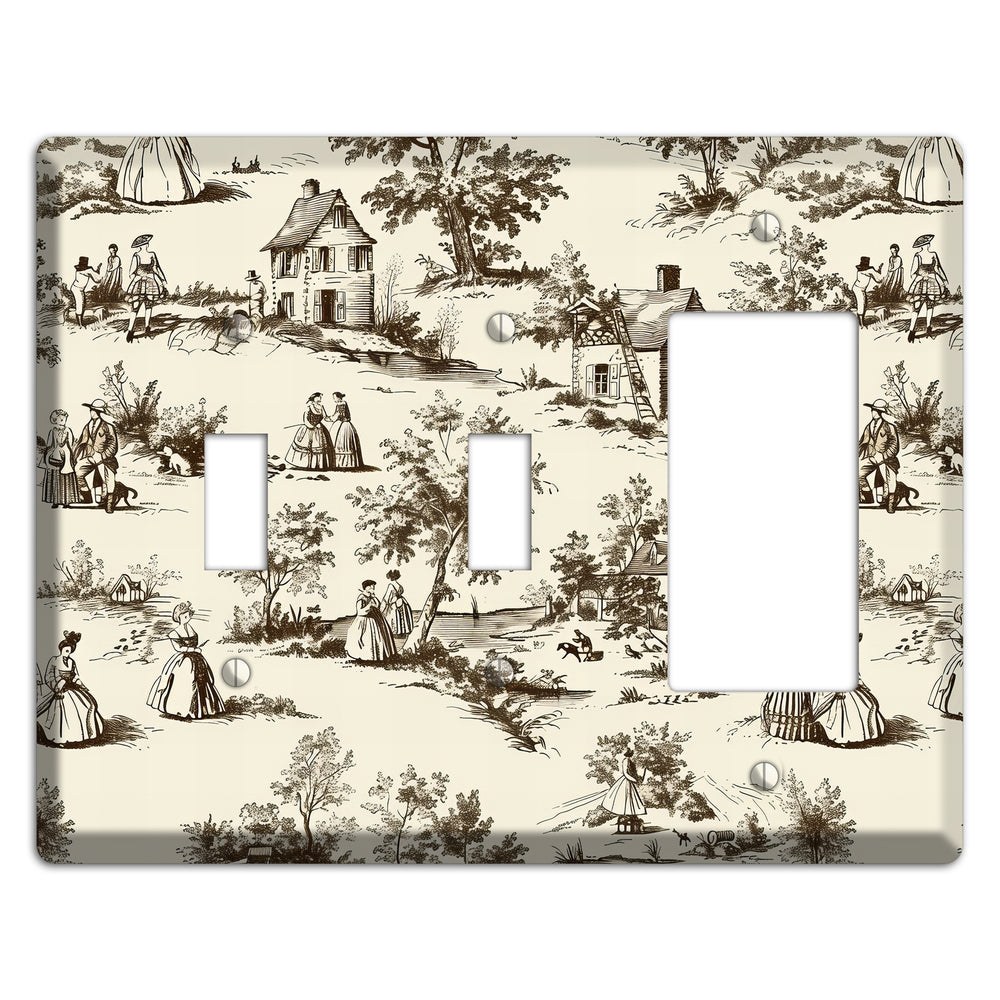 Country Promenade 2 Toggle / Rocker Wallplate