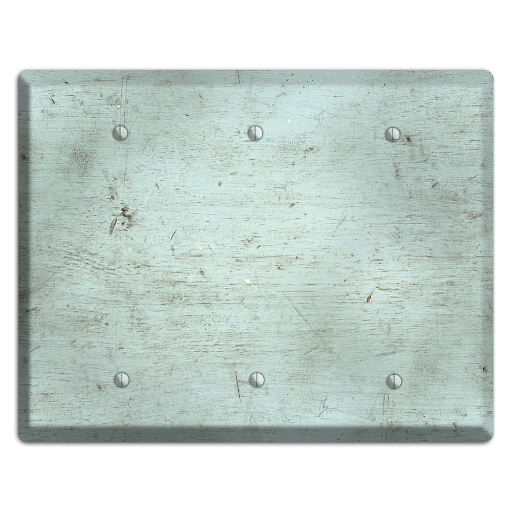 Weathered Teal Deck 3 Blank Wallplate