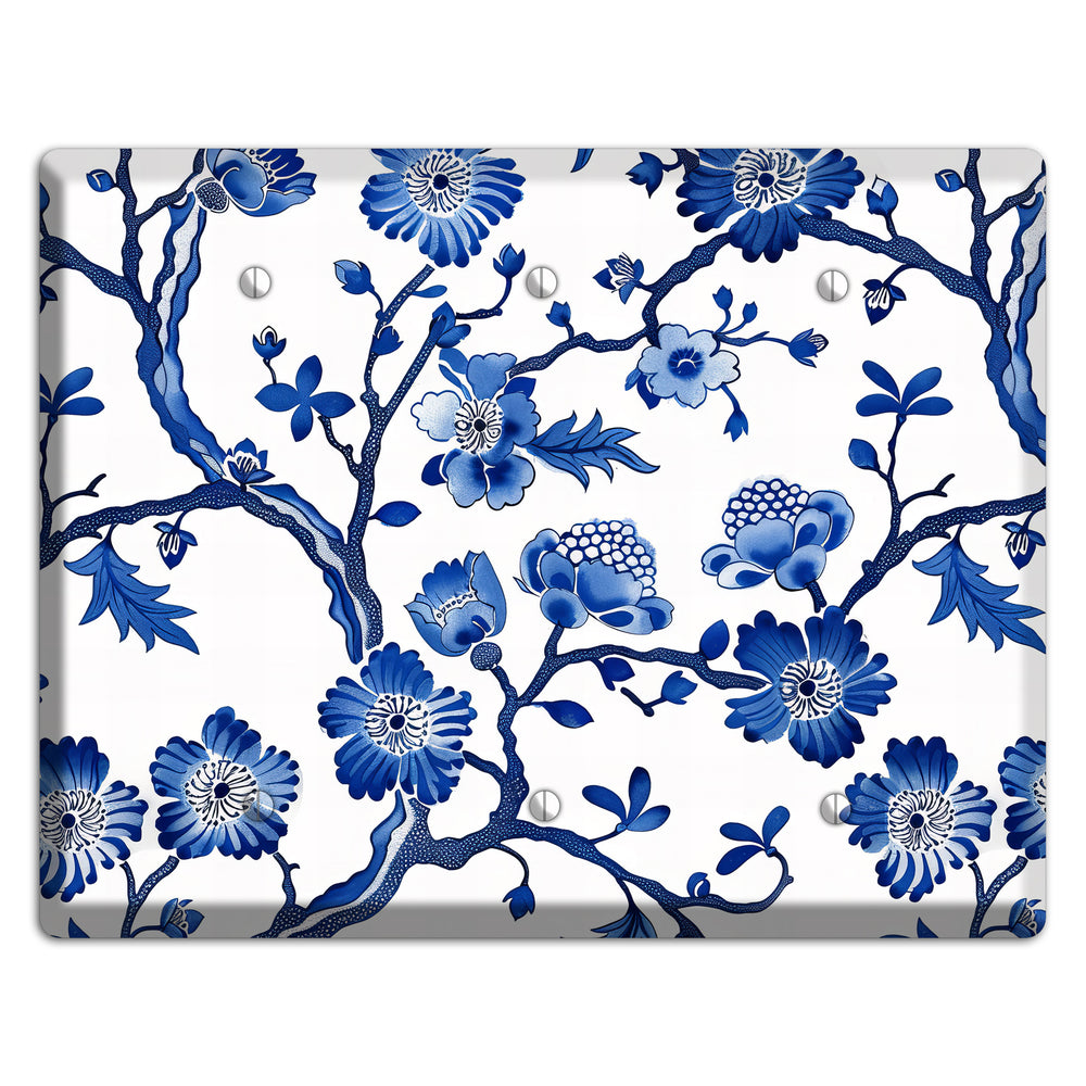 Porcelain Garden Reverie 3 Blank Wallplate