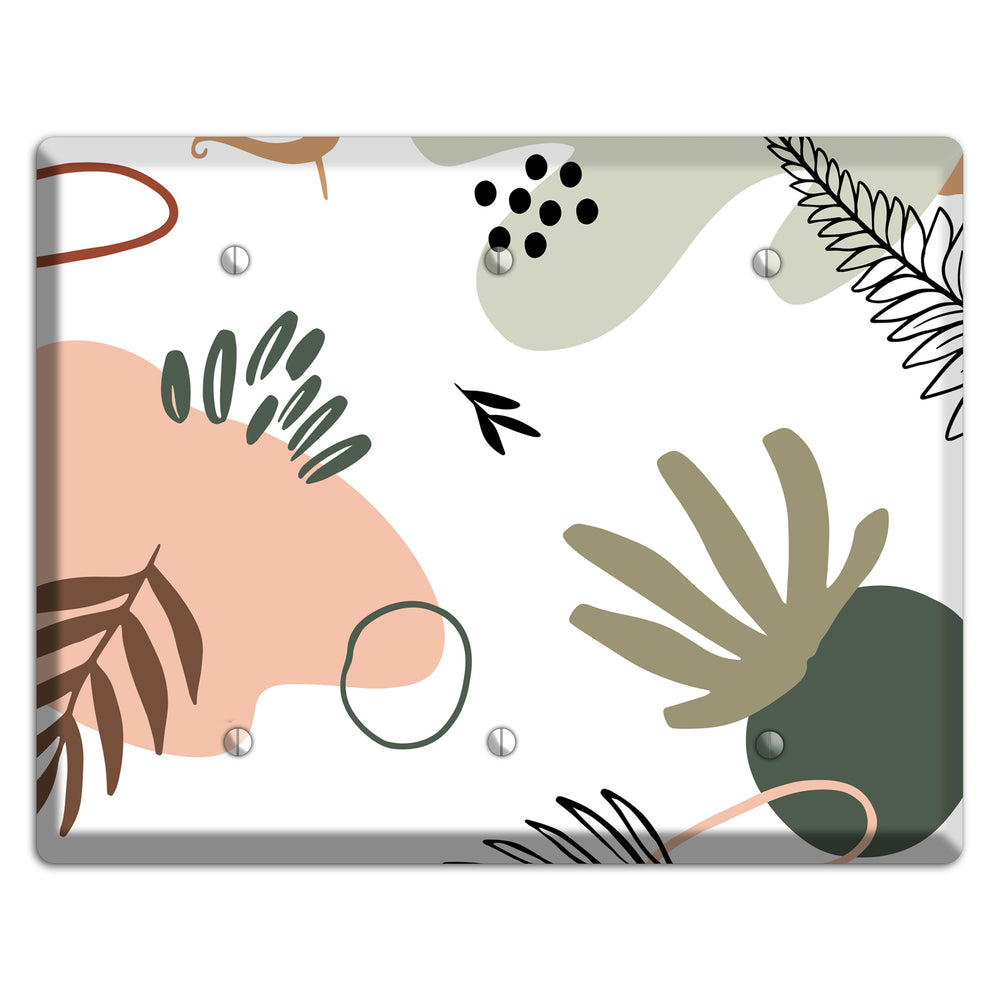 Botanical Scatter 3 Blank Wallplate