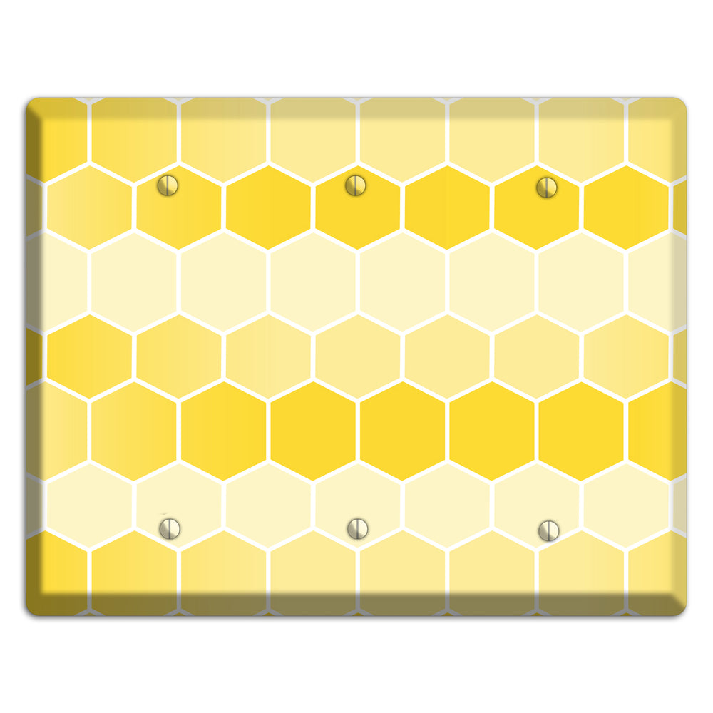 Golden Comb Drift 3 Blank Wallplate