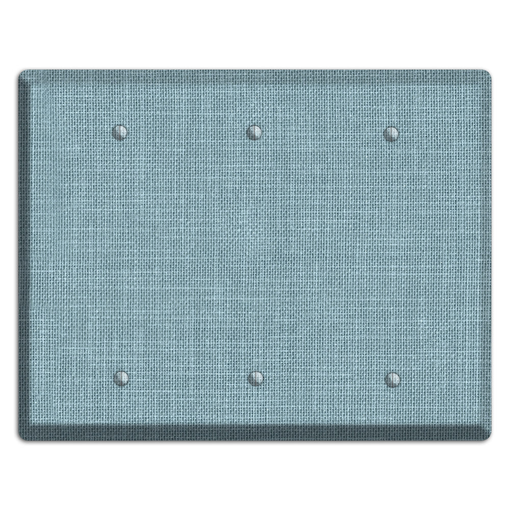Linen Sky 3 Blank Wallplate