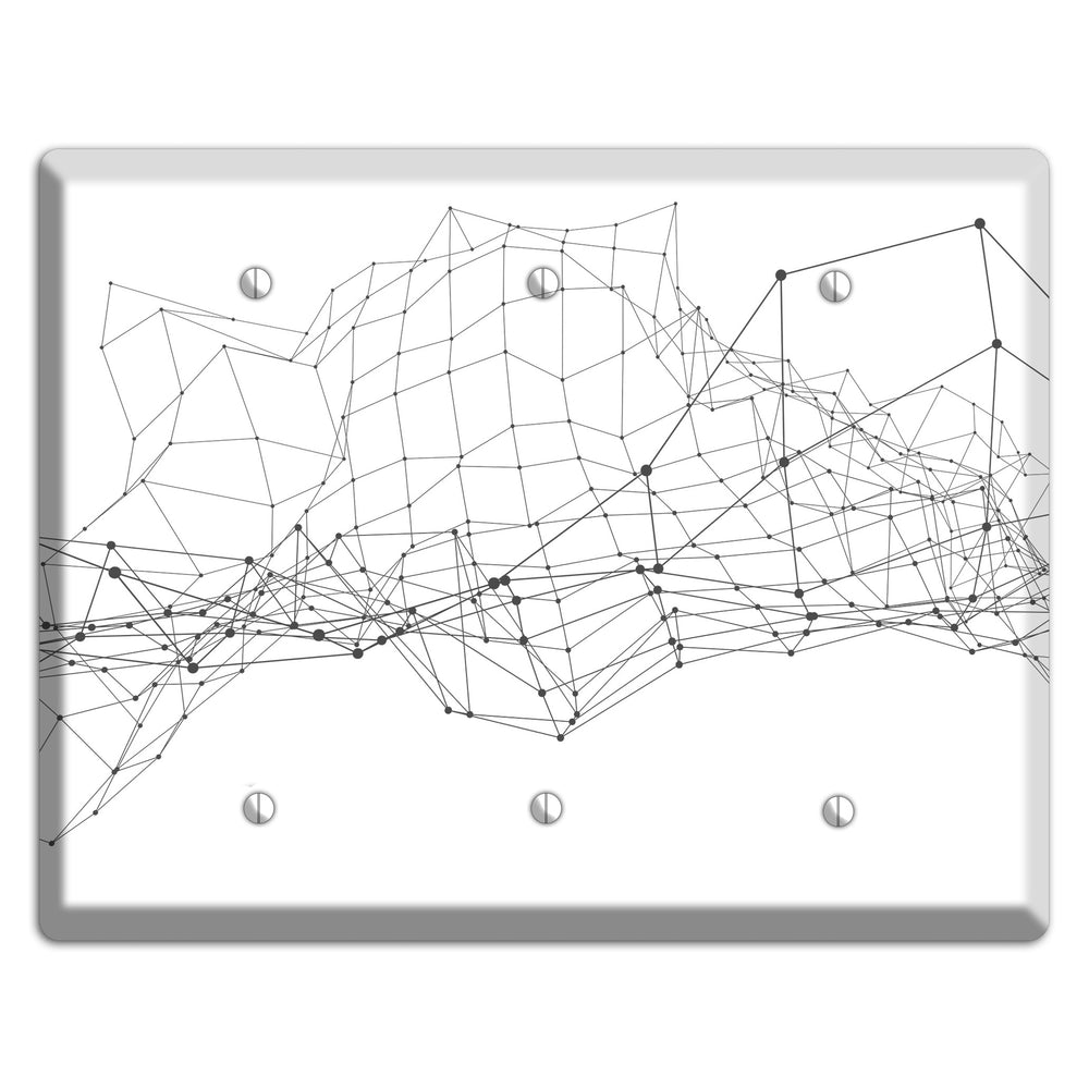 Signal Fault Horizon 3 Blank Wallplate
