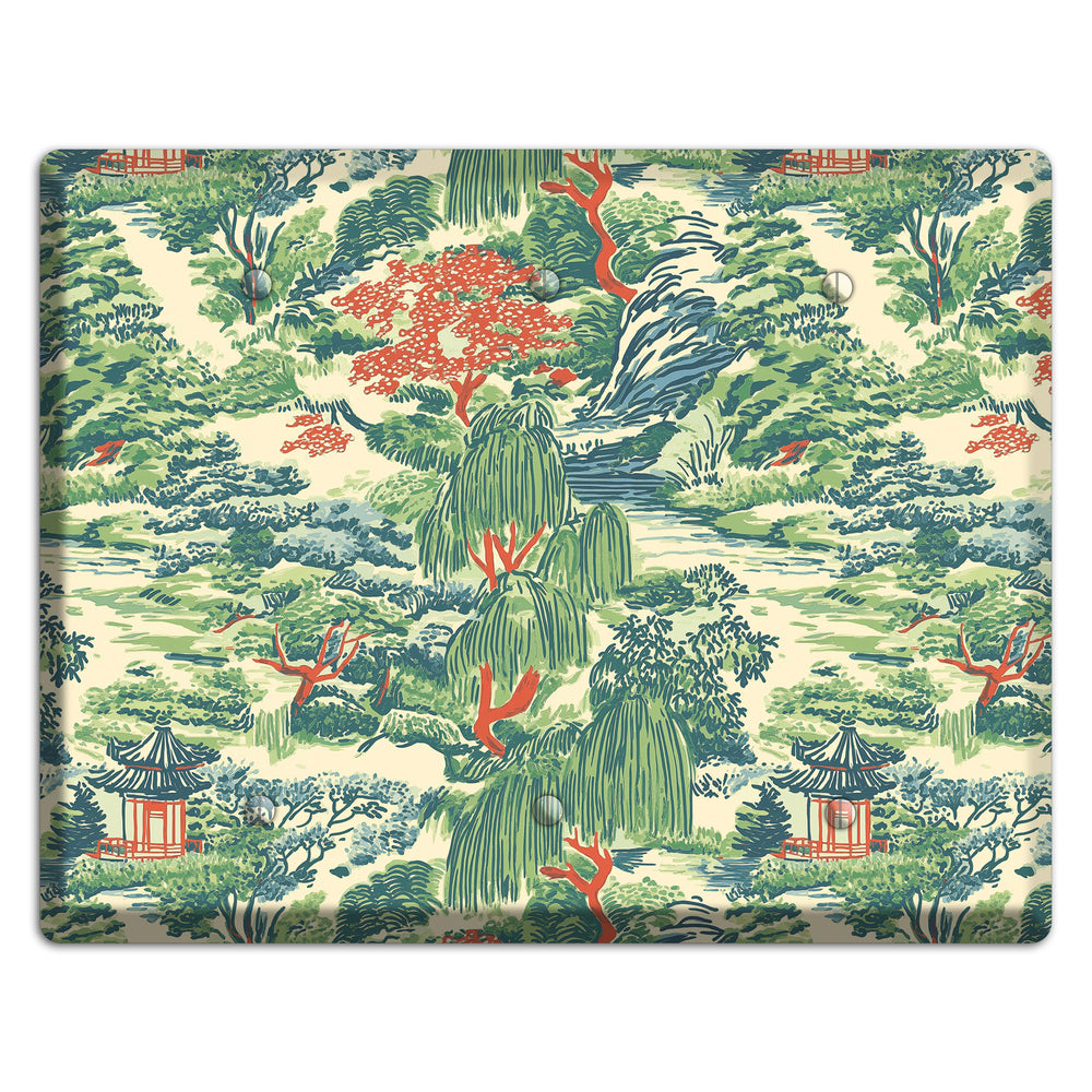 Pavilion & Willow 3 Blank Wallplate