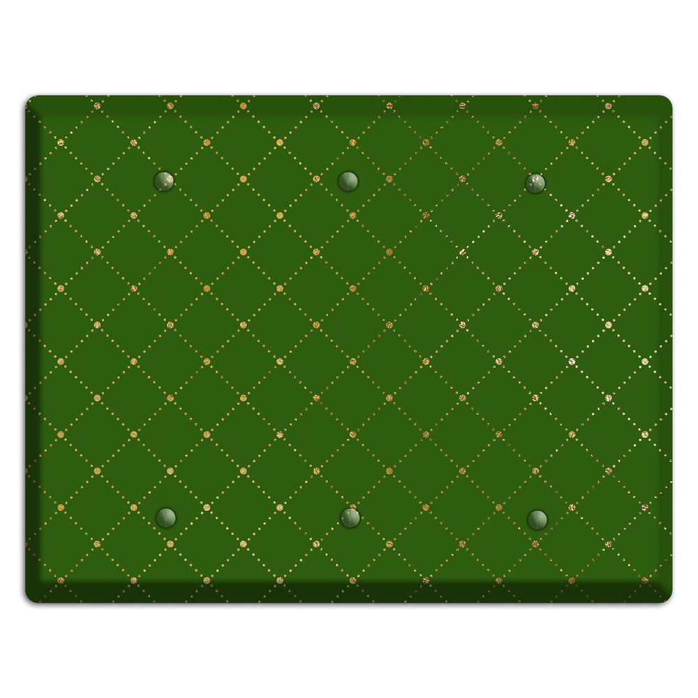 Beaded Lattice 3 Blank Wallplate