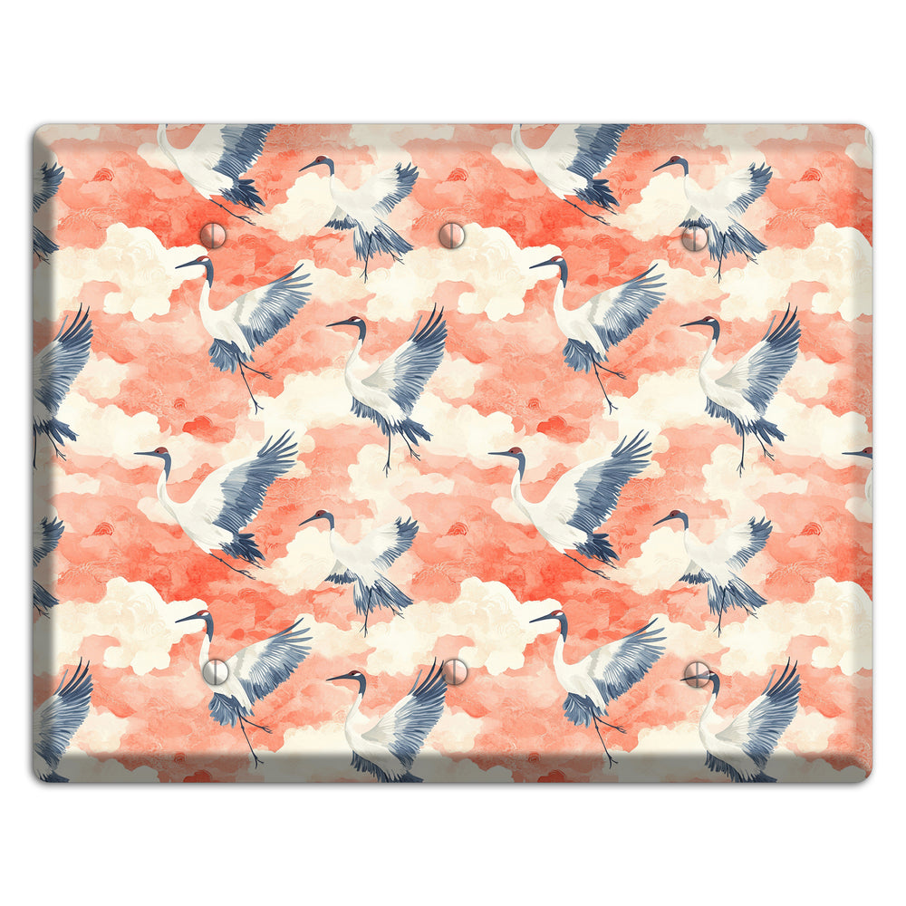Coral Sky Migration 3 Blank Wallplate