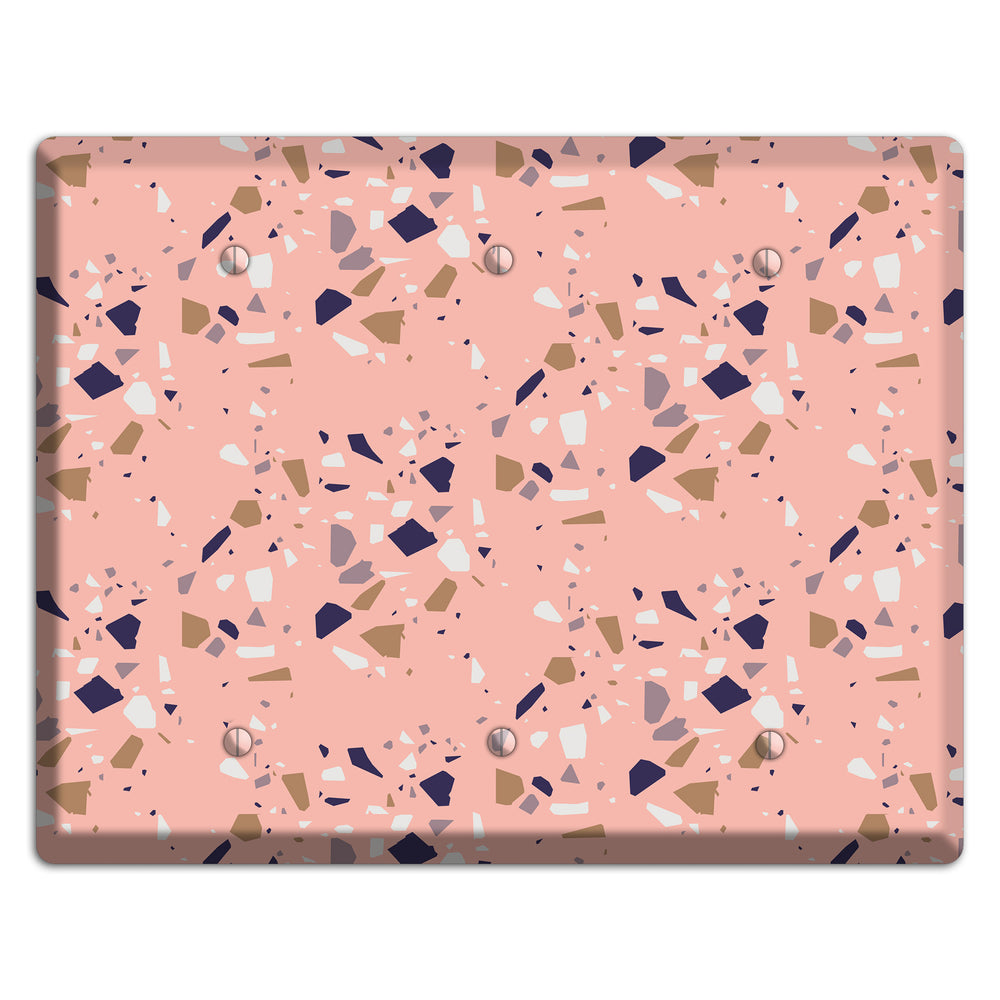 Blush Quarry 3 Blank Wallplate