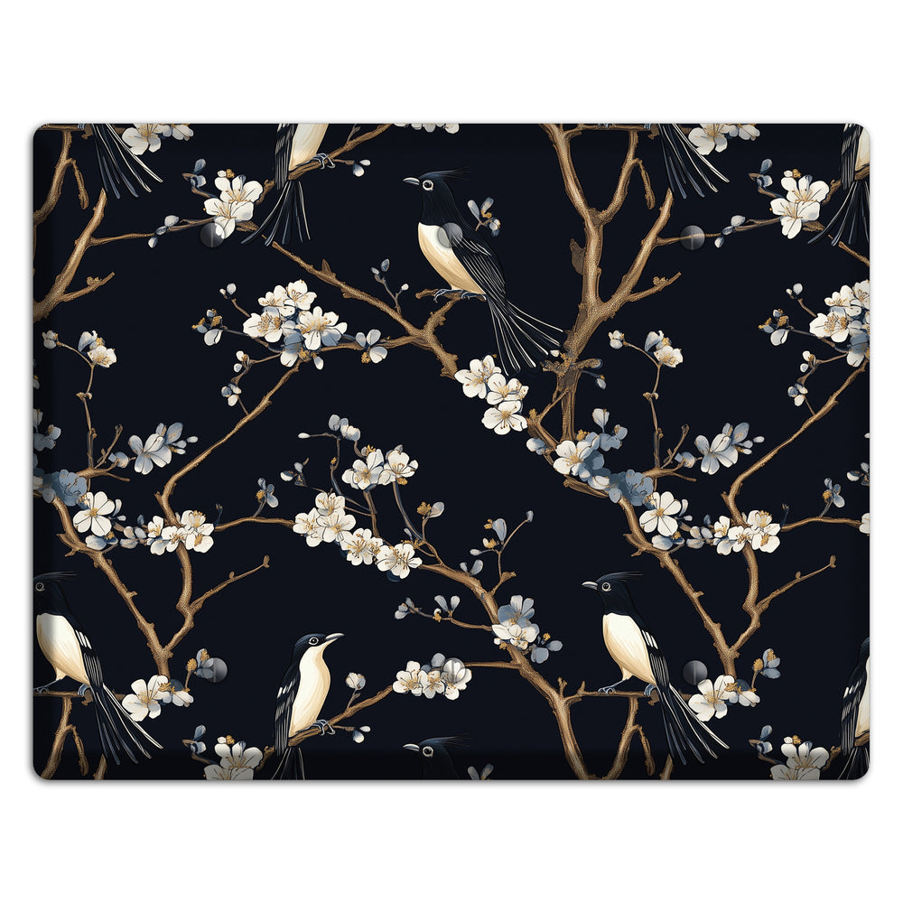 Plum Blossom Vigil 3 Blank Wallplate