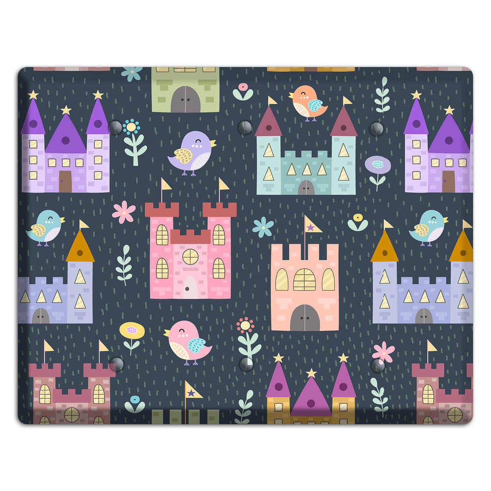 Castle Garden 3 Blank Wallplate