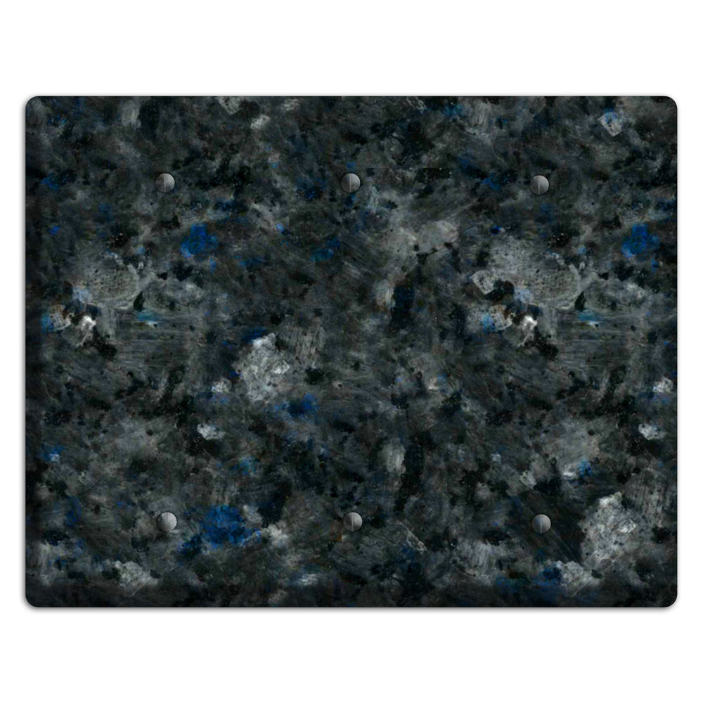 Blue Pearl GT Granite 3 Blank Wallplate