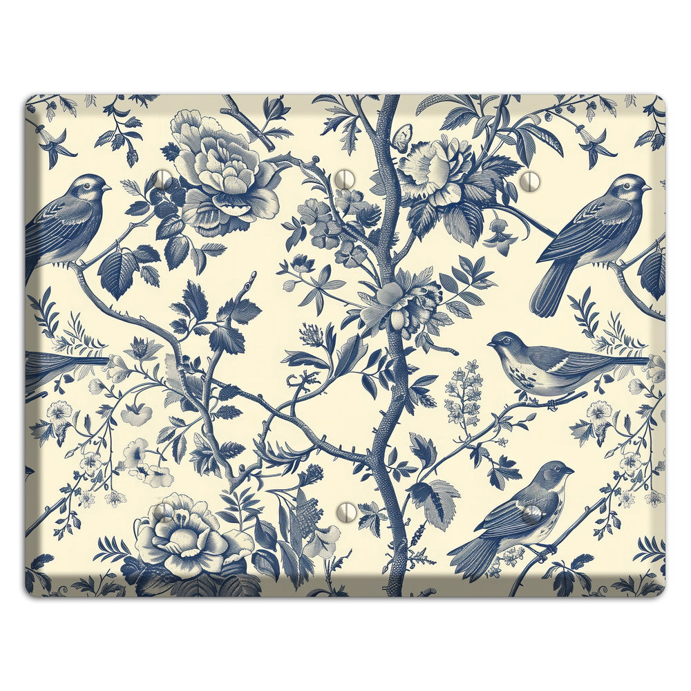 Garden Reverie 3 Blank Wallplate
