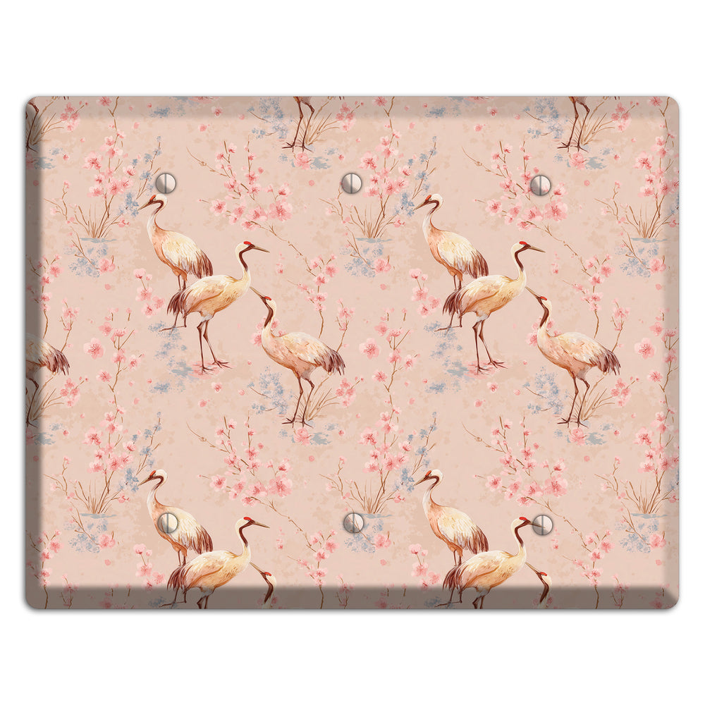 Blush Sakura Passage 3 Blank Wallplate