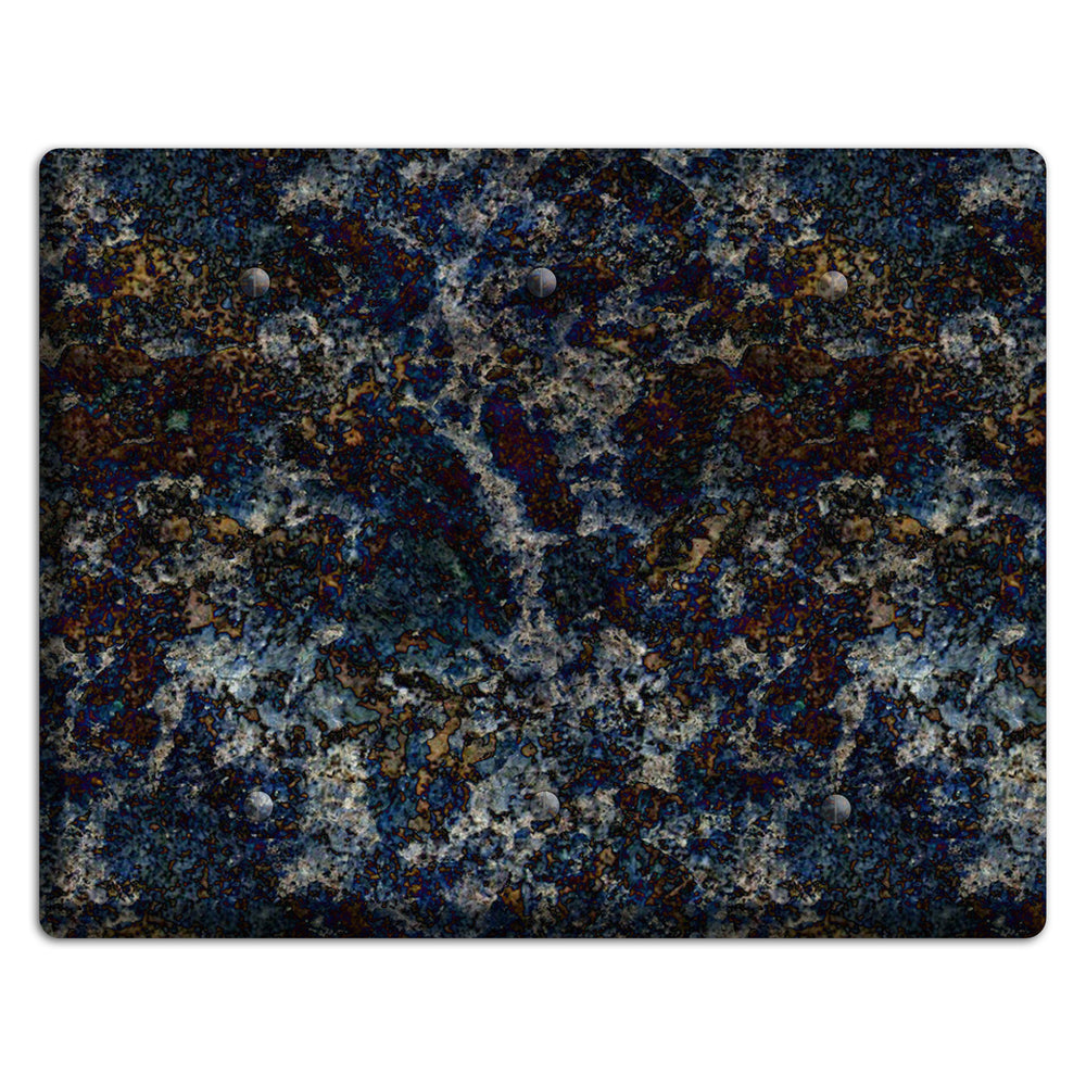 Blue Louise Granite 3 Blank Wallplate