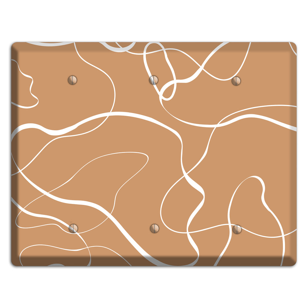 Wandering Thread 3 Blank Wallplate