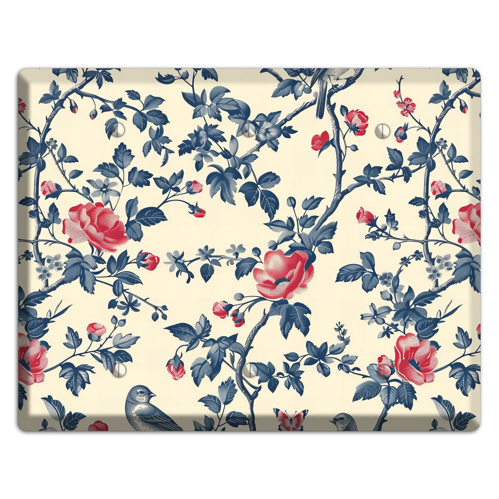 Songbirds & Thorns 3 Blank Wallplate