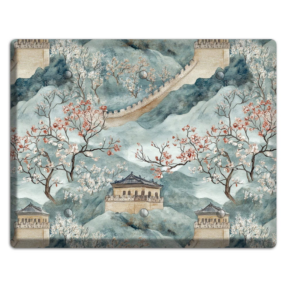 Rampart & Blossom 3 Blank Wallplate
