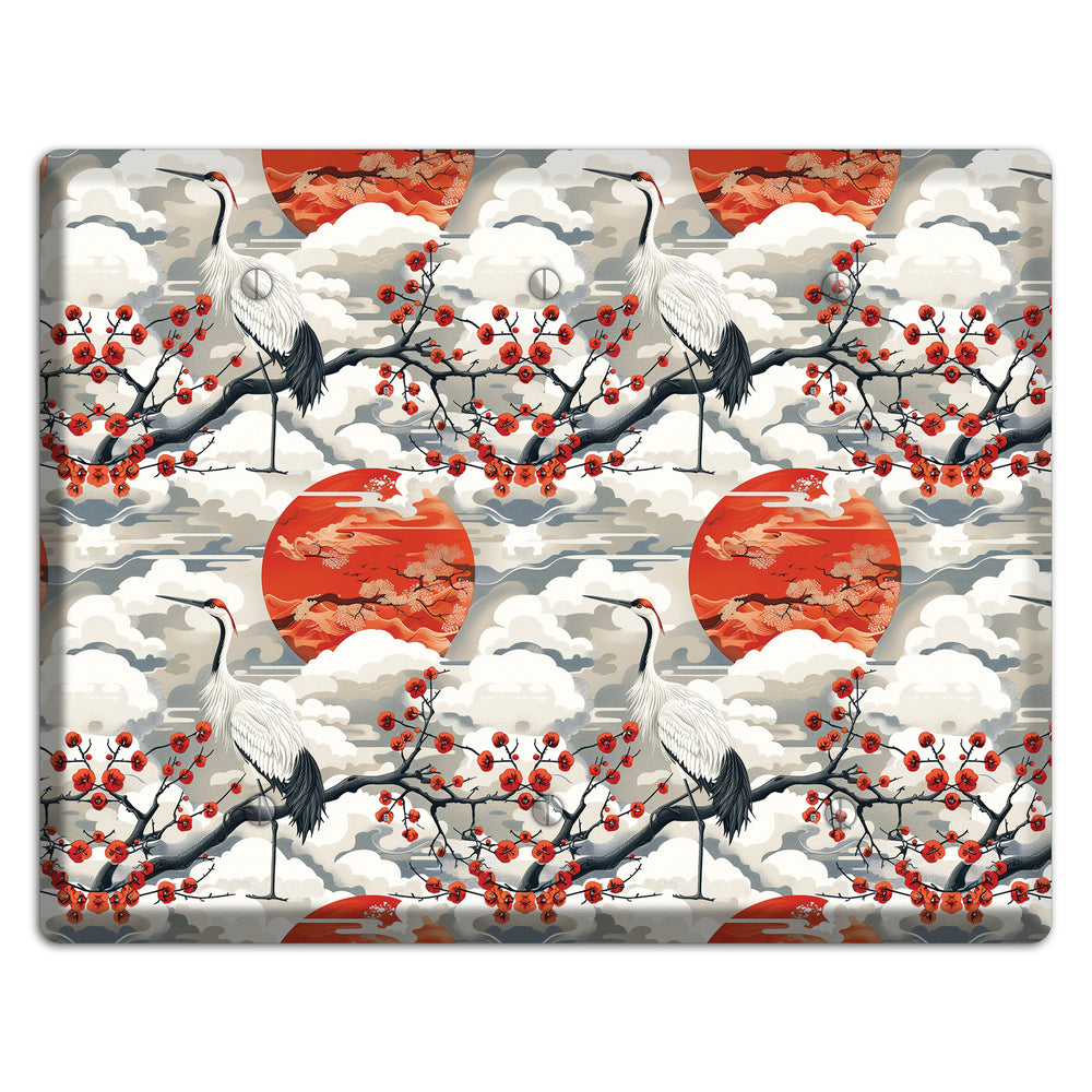 Vermillion Sun Rising 3 Blank Wallplate