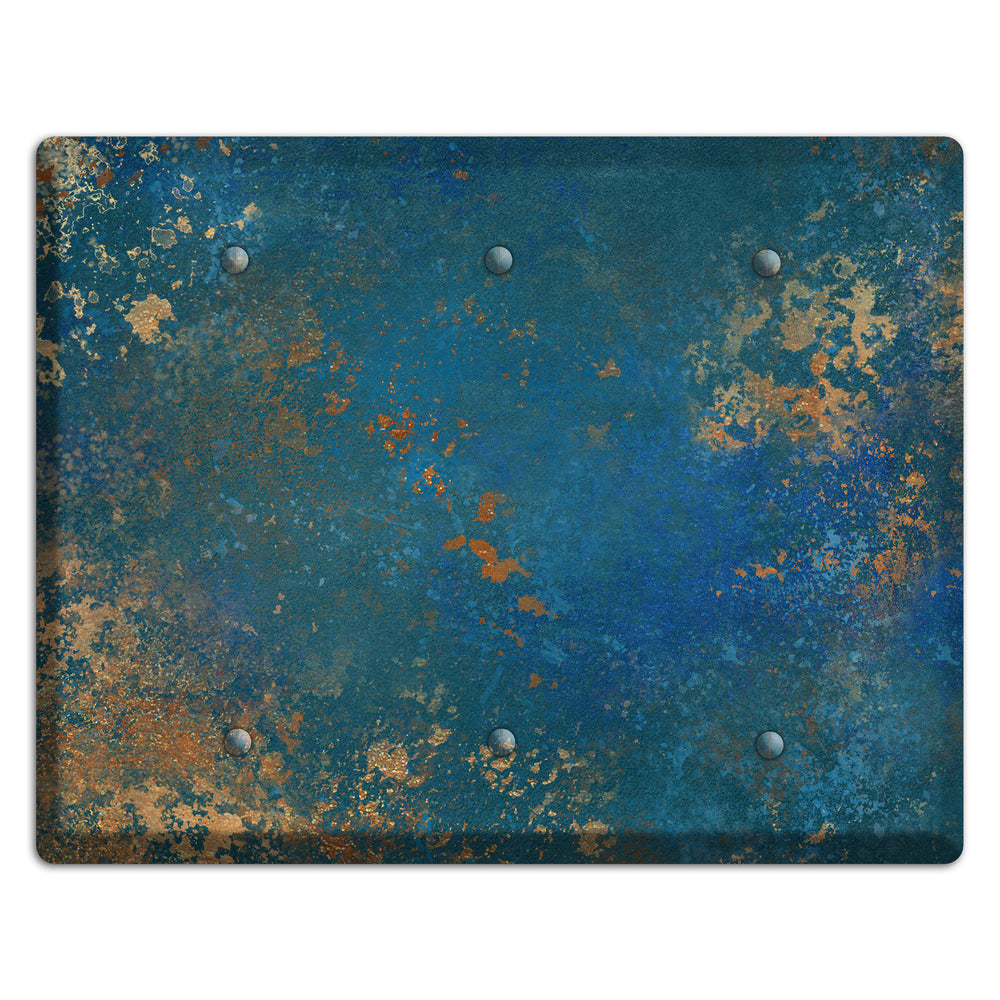 Oxidized Ocean 3 Blank Wallplate