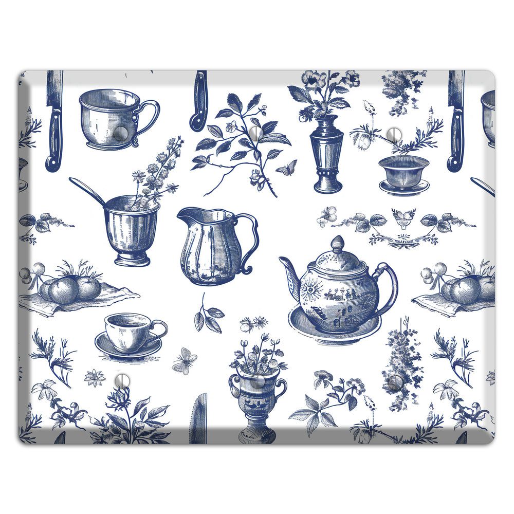 Pantry & Petal 3 Blank Wallplate