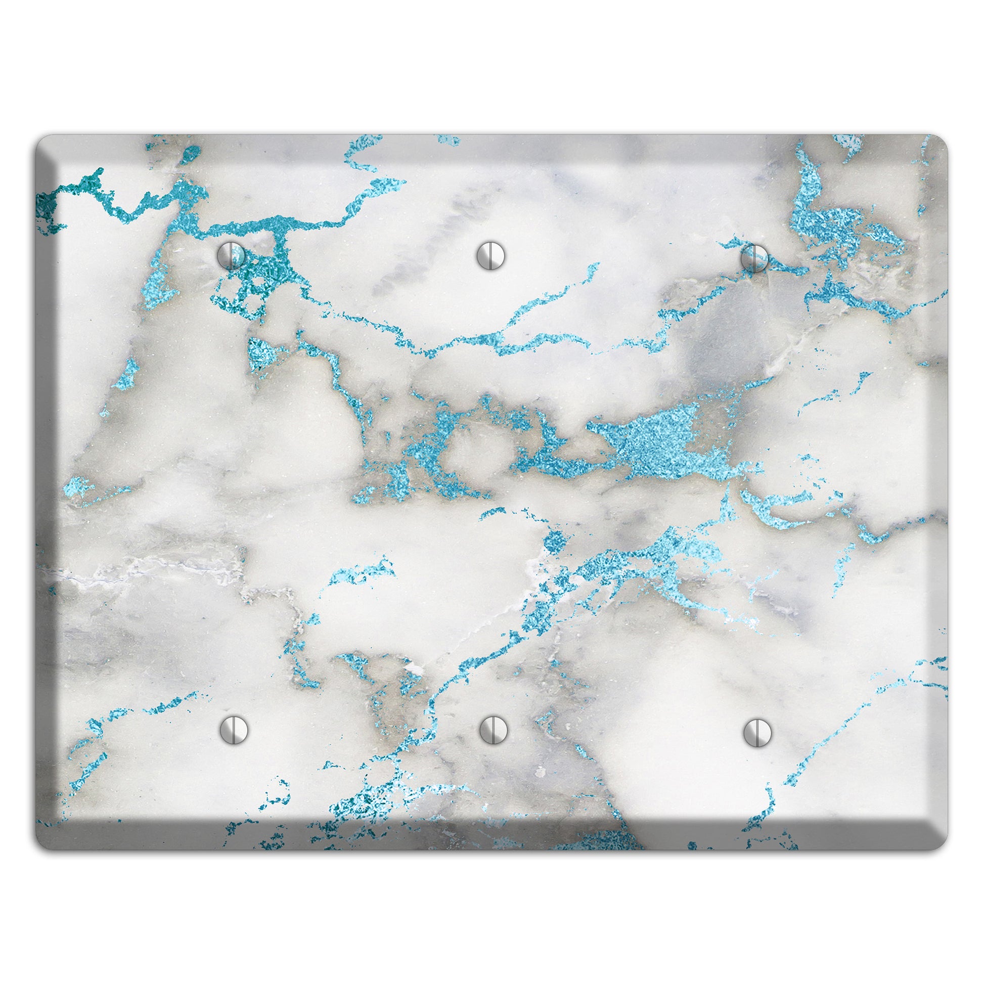 Gumbo Marble 3 Blank Wallplate