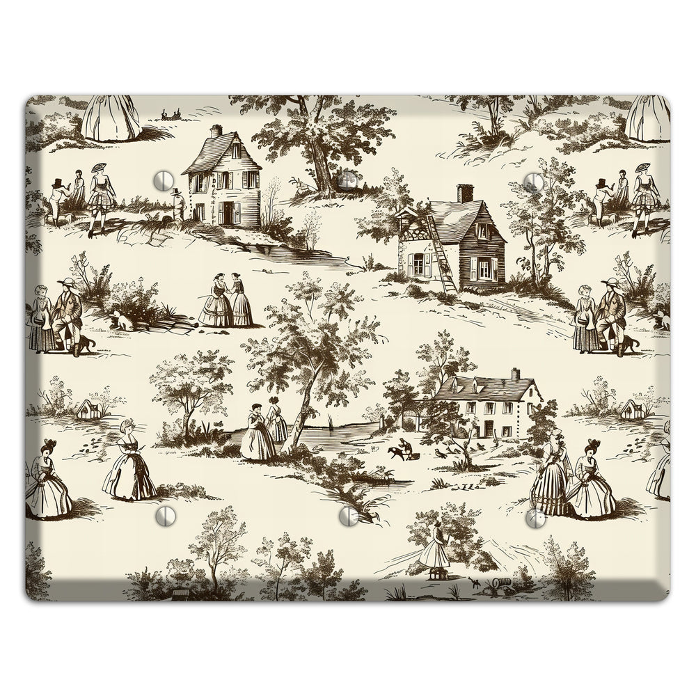 Country Promenade 3 Blank Wallplate
