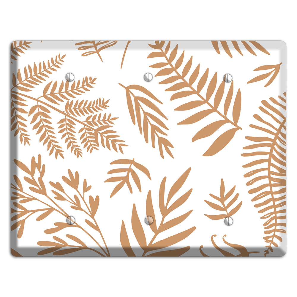 Scattered Fronds 3 Blank Wallplate