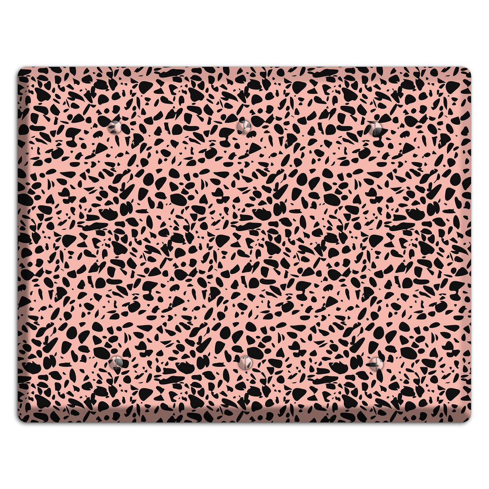 Blush Static 3 Blank Wallplate