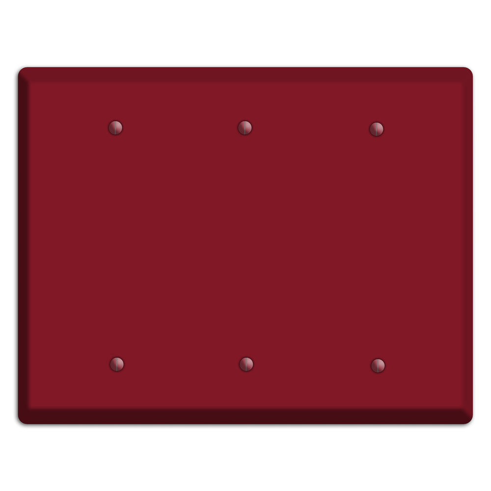 Baxter Burgundy Wine 3 Blank Wallplate