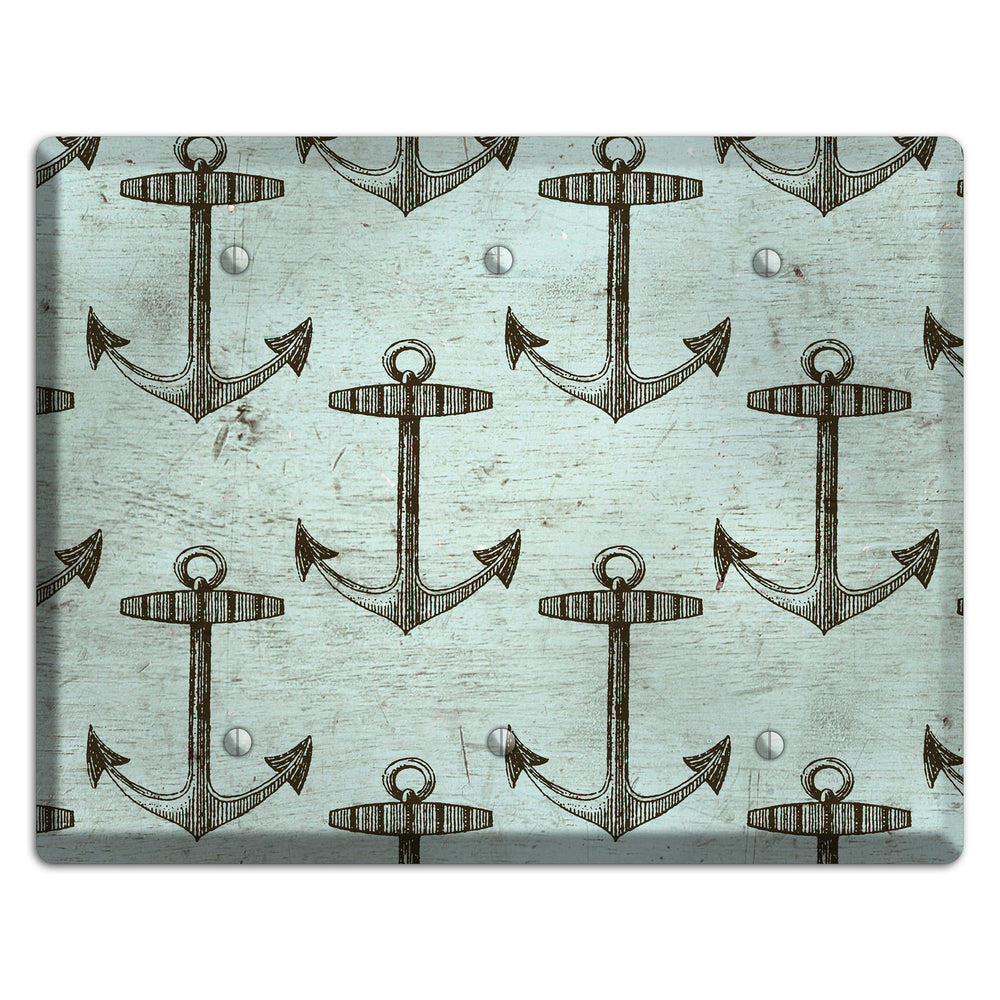 Anchored in Time 3 Blank Wallplate