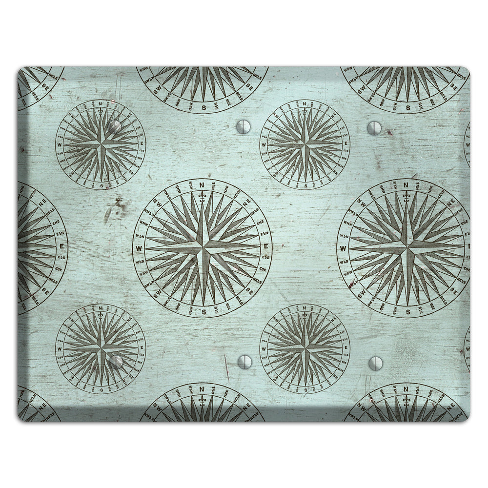 Compass & Current 3 Blank Wallplate