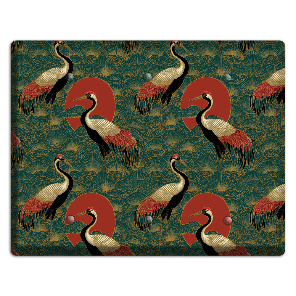 Jade Sun Sentinels 3 Blank Wallplate