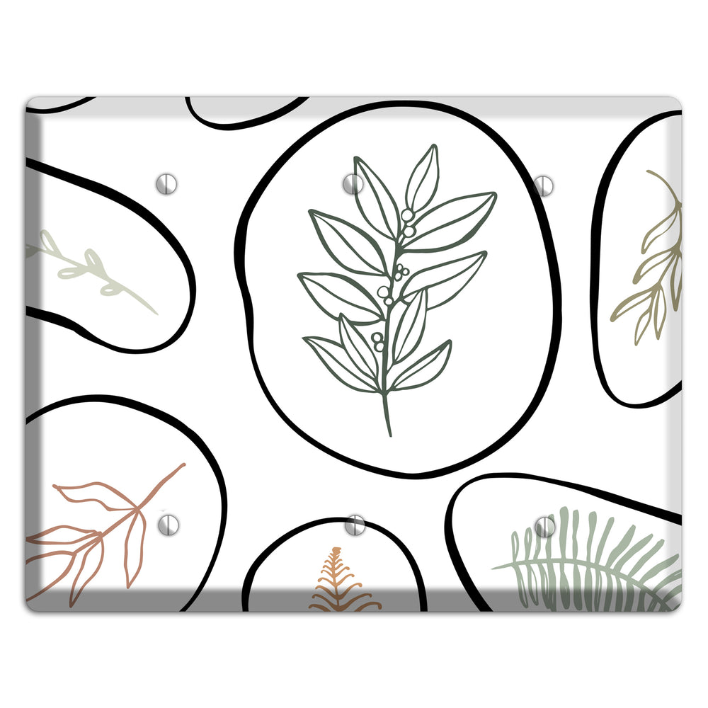 Pressed & Preserved 3 Blank Wallplate