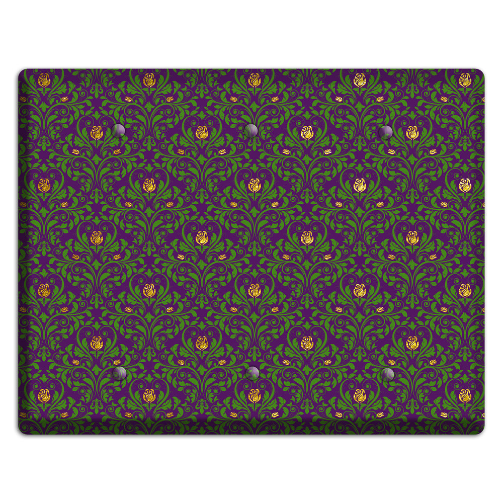 Jester’s Damask 3 Blank Wallplate