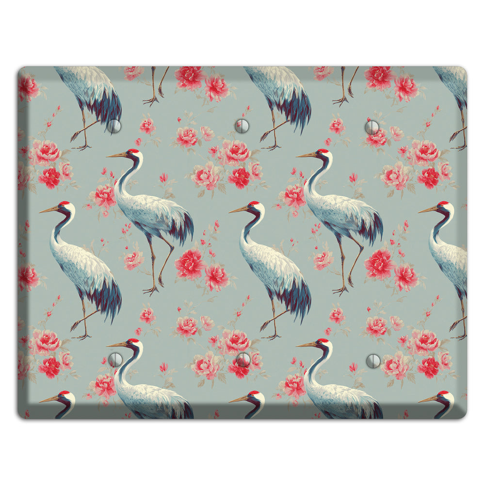 Rose Mist Vigil 3 Blank Wallplate