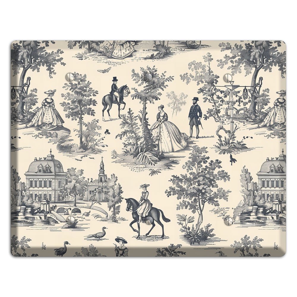 Country Estate Promenade 3 Blank Wallplate