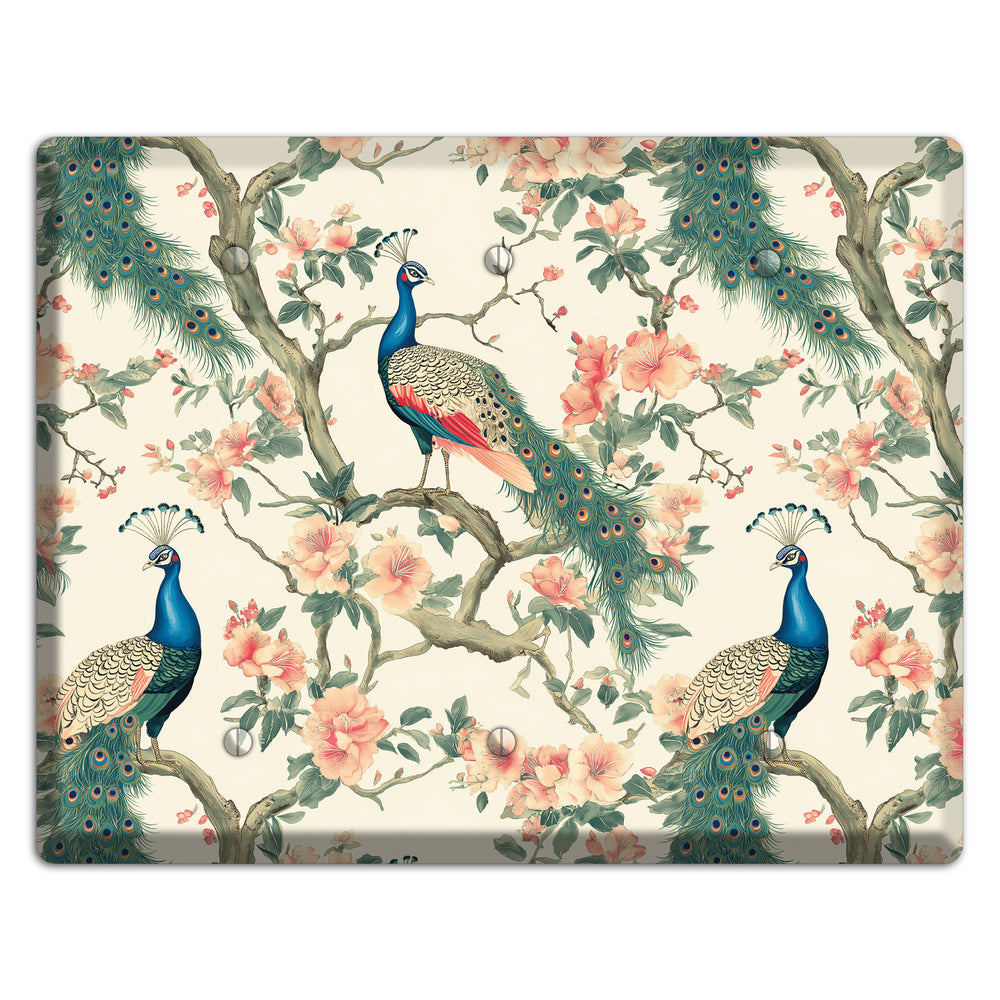 Imperial Plumage Garden 3 Blank Wallplate