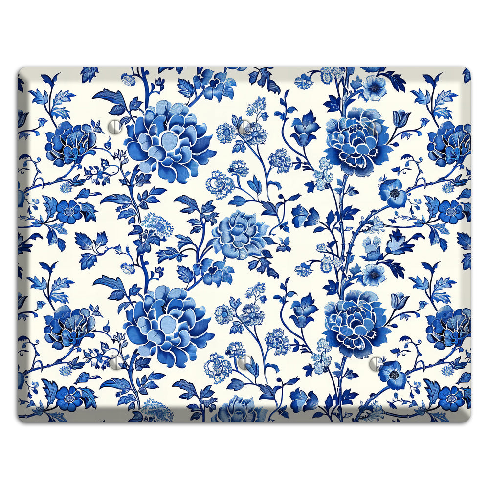 Porcelain Garden Reverie 3 Blank Wallplate