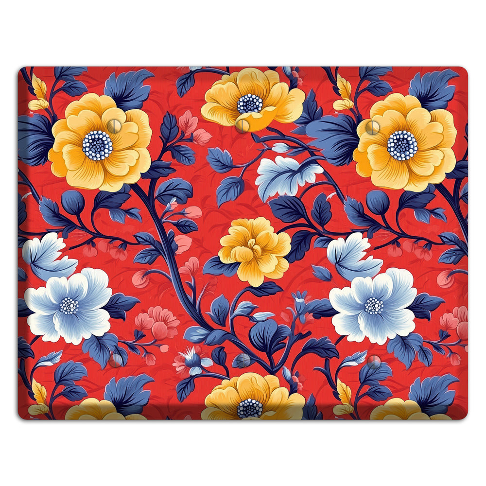 Scarlet Garden Reverie 3 Blank Wallplate