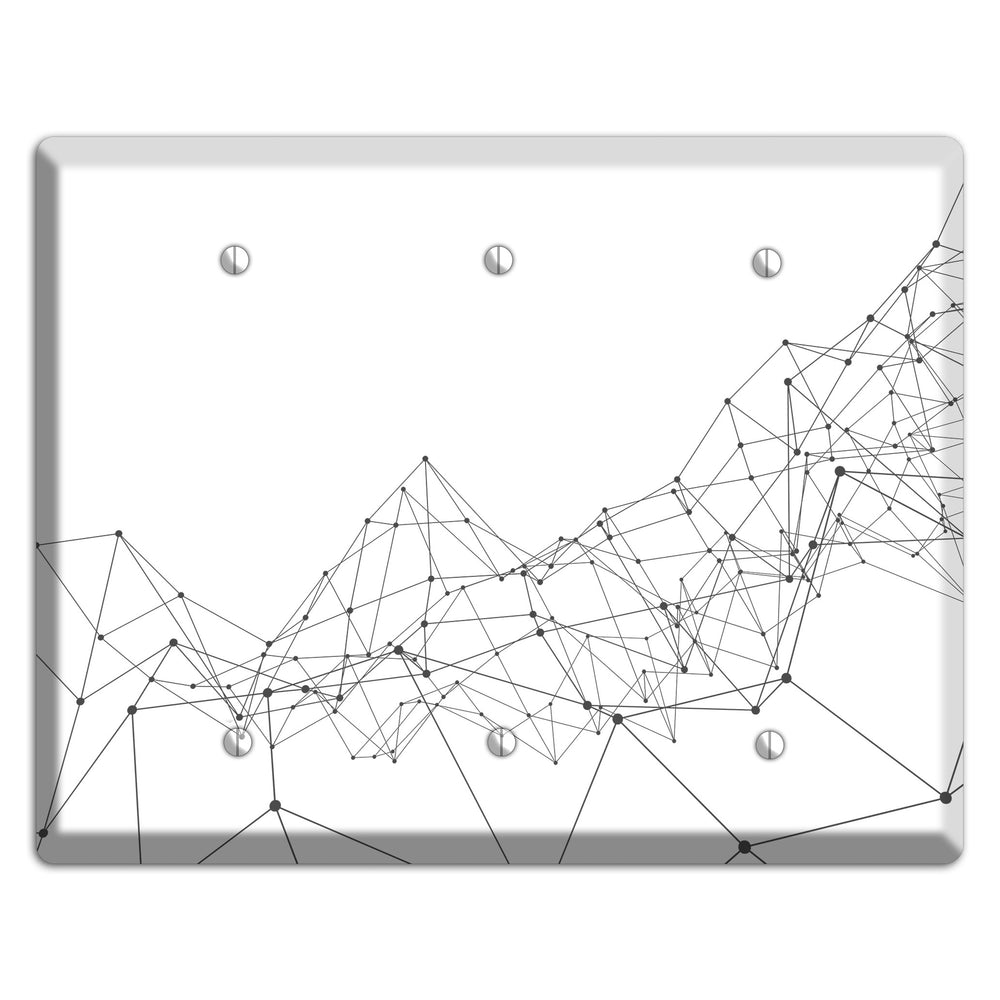 Fractured Cartography 3 Blank Wallplate