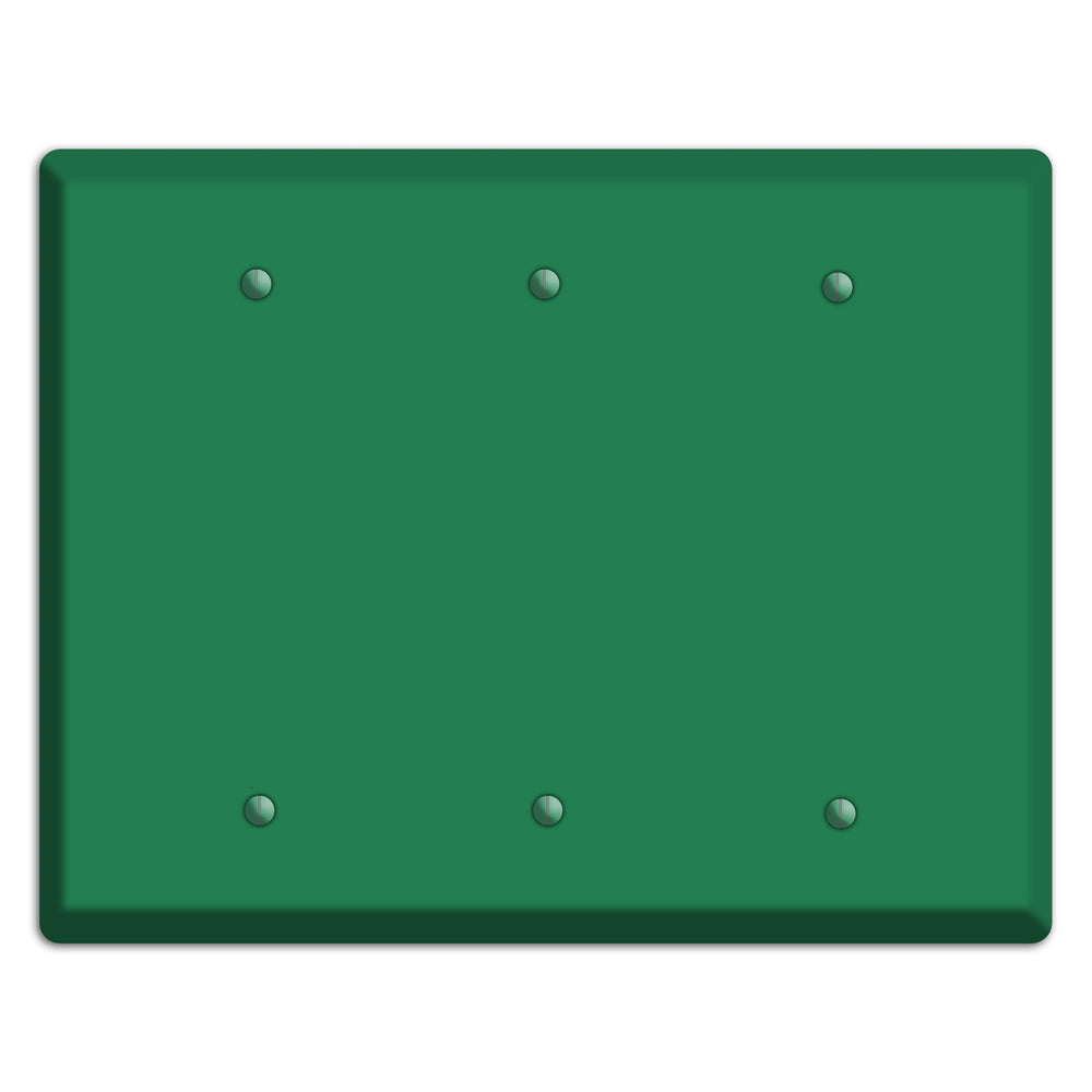 Baxter Simply Green 3 Blank Wallplate