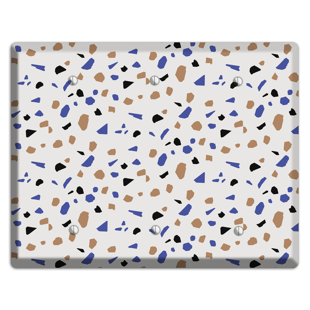 Retro Pop Terrazzo 3 Blank Wallplate