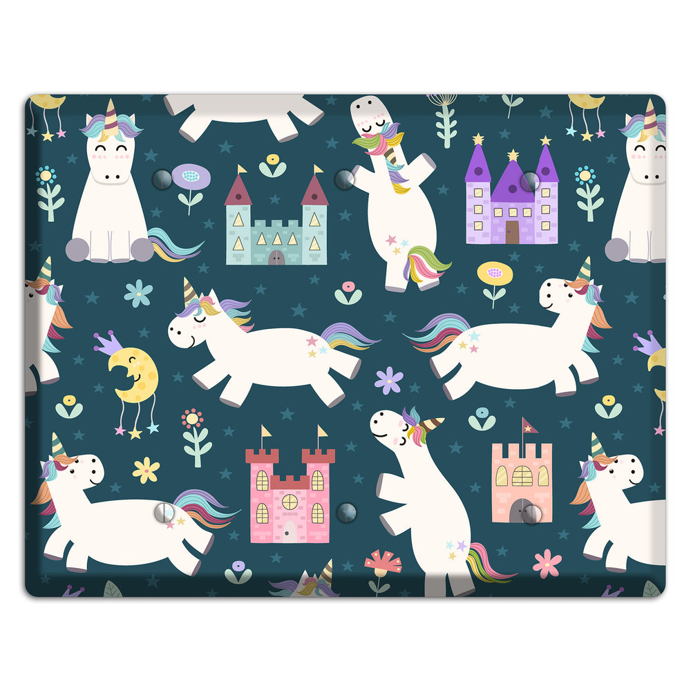 Unicorn Kingdom 3 Blank Wallplate