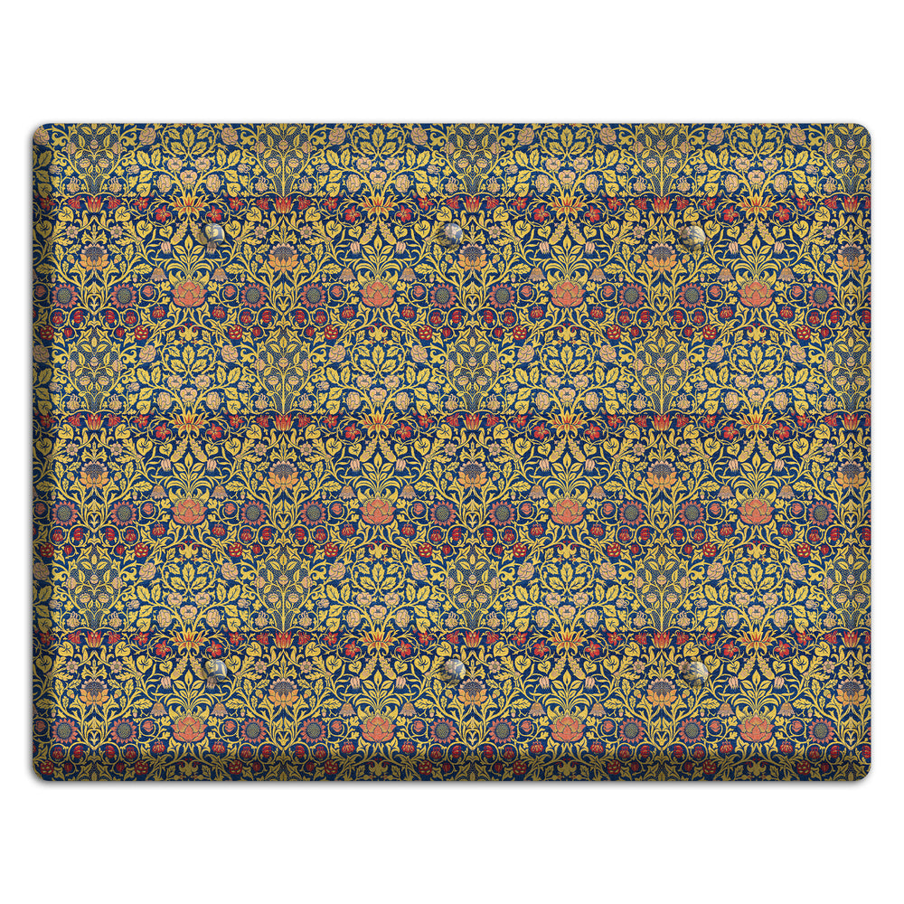 Orchard Garden Stripe 3 Blank Wallplate