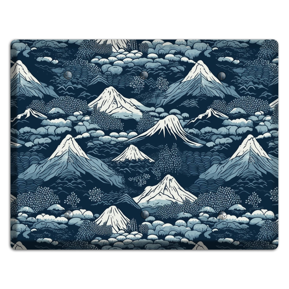 Summit & Fog 3 Blank Wallplate