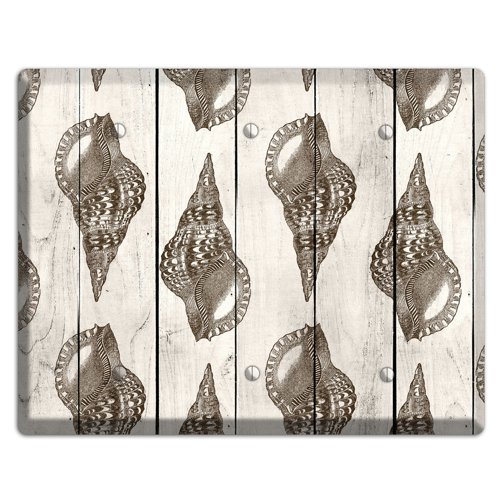 Shellbound Shore 3 Blank Wallplate