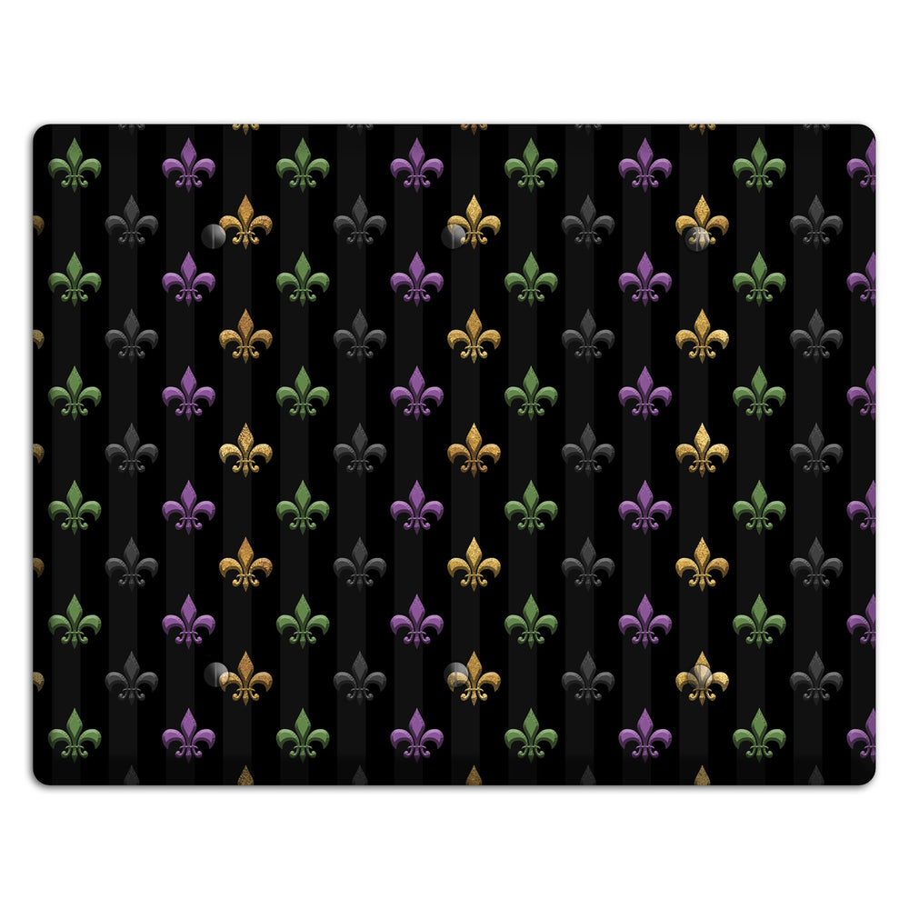 Midnight Fleur 3 Blank Wallplate