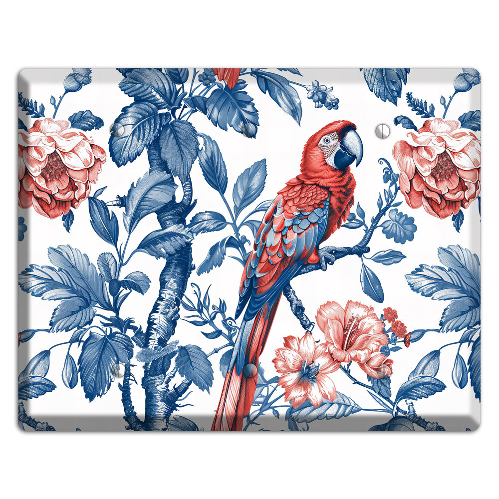 Scarlet in Bloom 3 Blank Wallplate