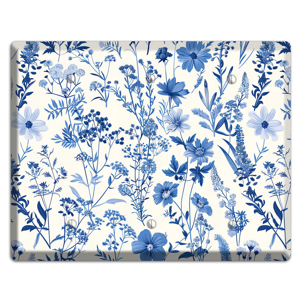 Meadow in Monochrome 3 Blank Wallplate