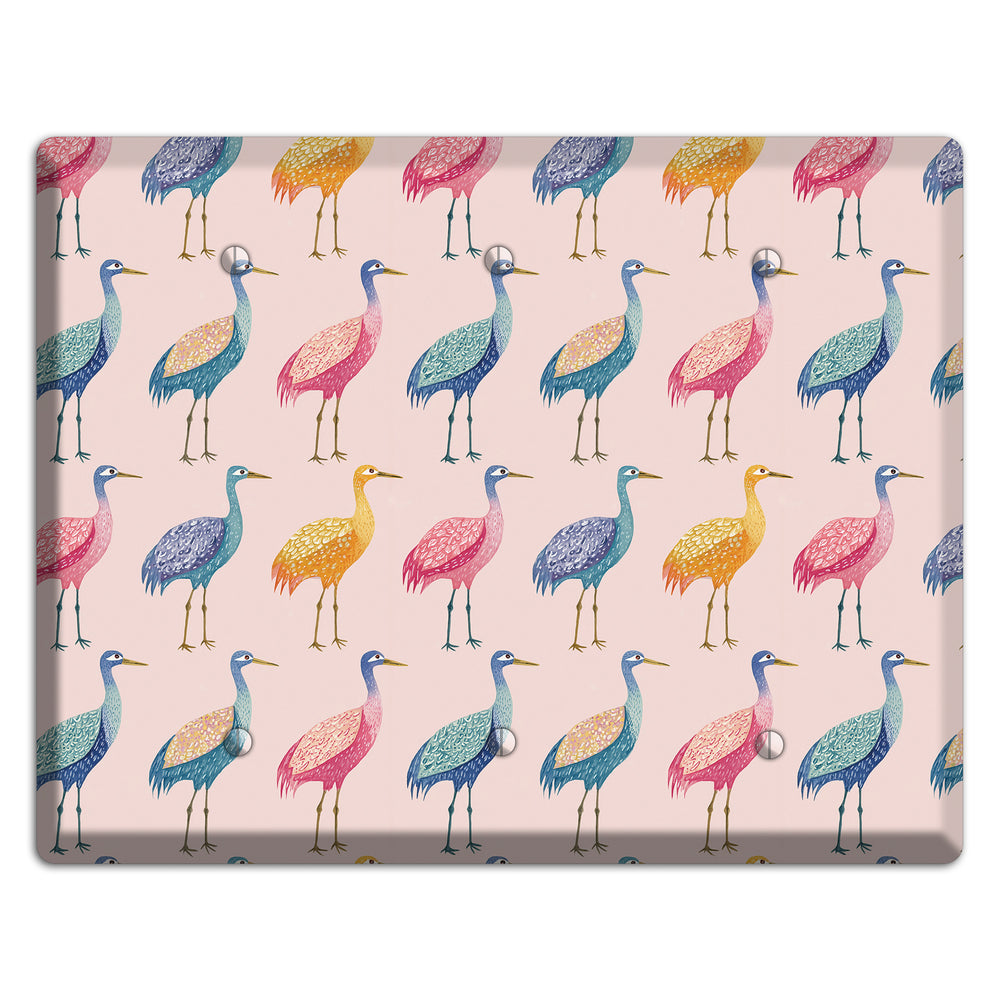 Rainbow Marsh Parade 3 Blank Wallplate