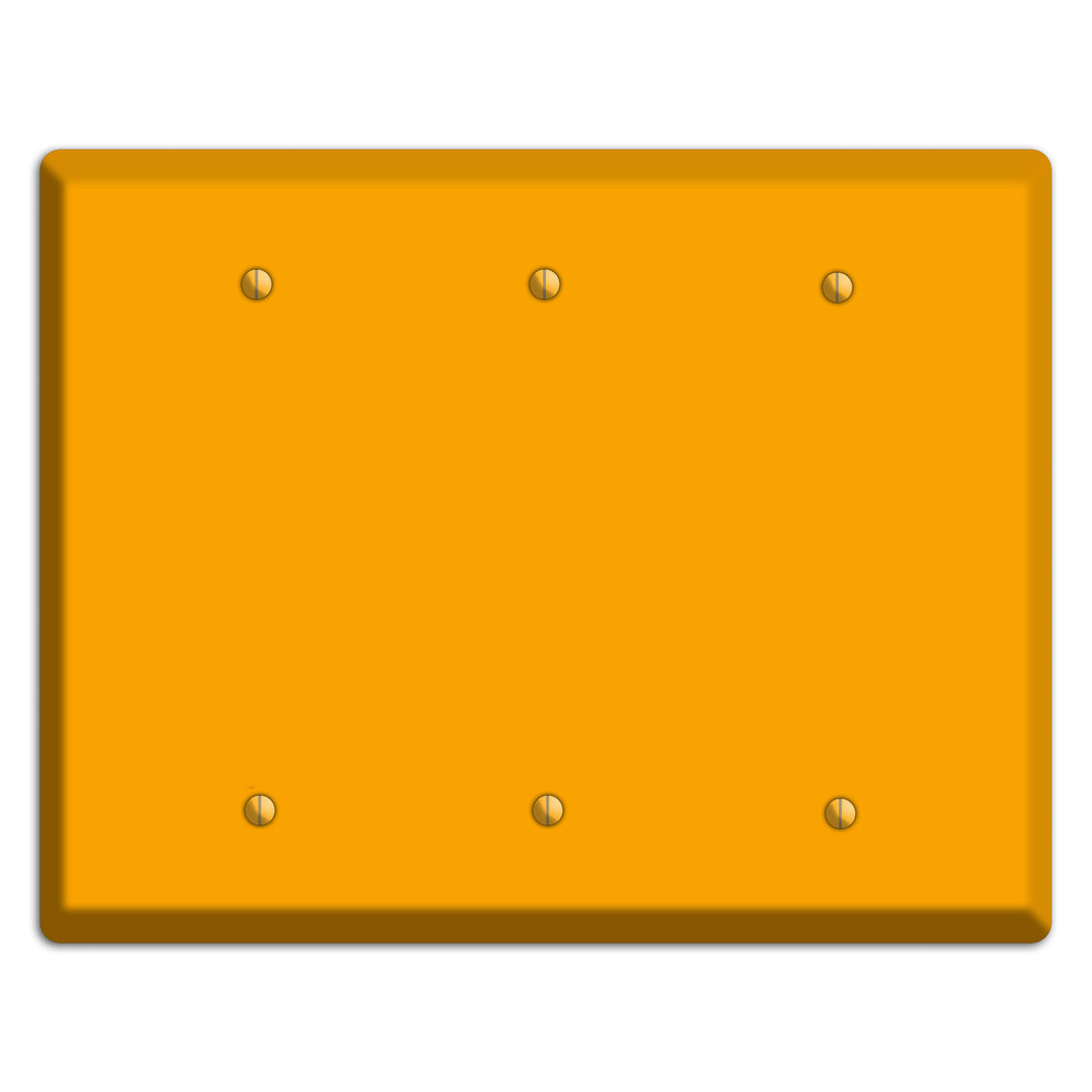 Baxter Mustard 3 Blank Wallplate